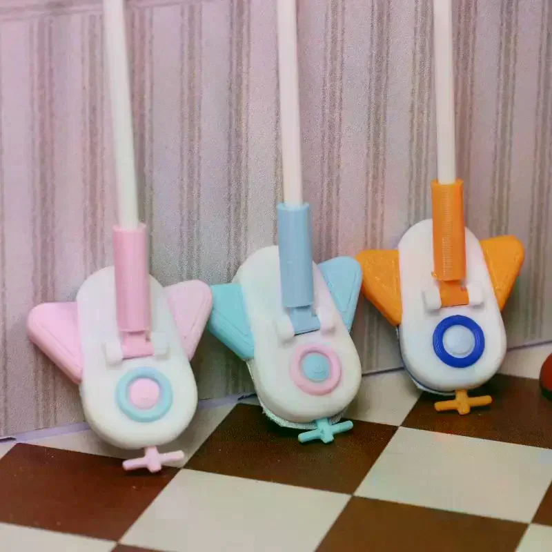 1Pcs Dollhouse Miniature Dustpan/ Aircraft Mop Simulation Model Funiture Accessories For Doll House Decor Pretend Play Toys Gift