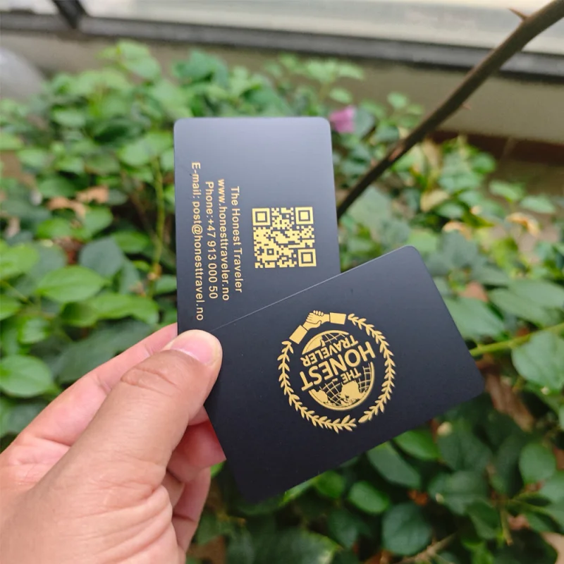 custom.Black Matte Metal Business Card Stainless Steel Custom Printed Metal Card VIP Membership C