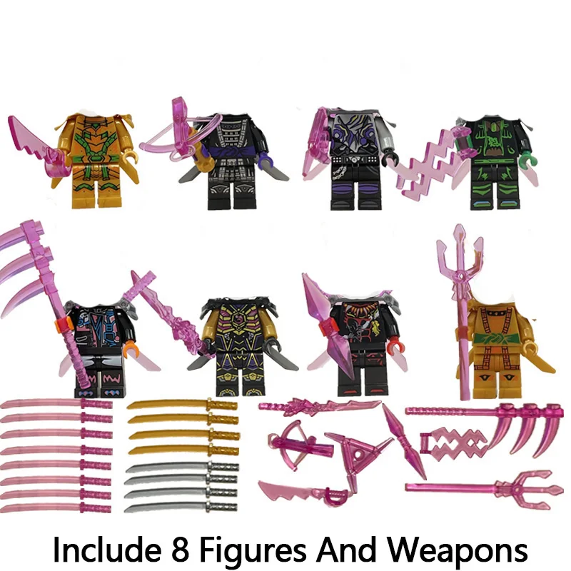 Ninja Figures Lord Garmadon Phantom Ghost Form Building Blocks Lloyd Model Niya Bricks Kids Kits Gift for Children