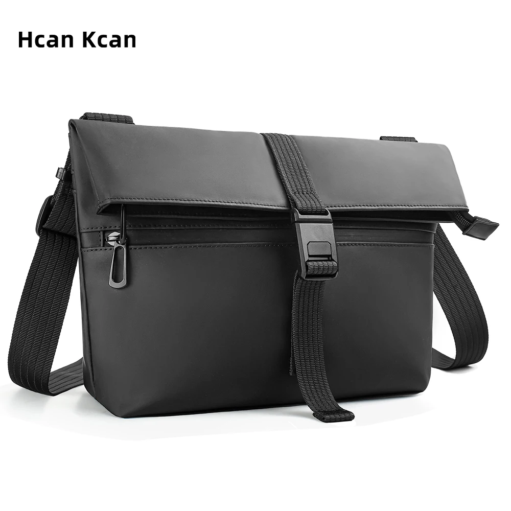 

HcanKcan Fashion Men's Shoulder Bag Fit 13'' Ipad Lightweight Daily Women's Messenger Bag Waterproof Travel Crossbody Work Pack