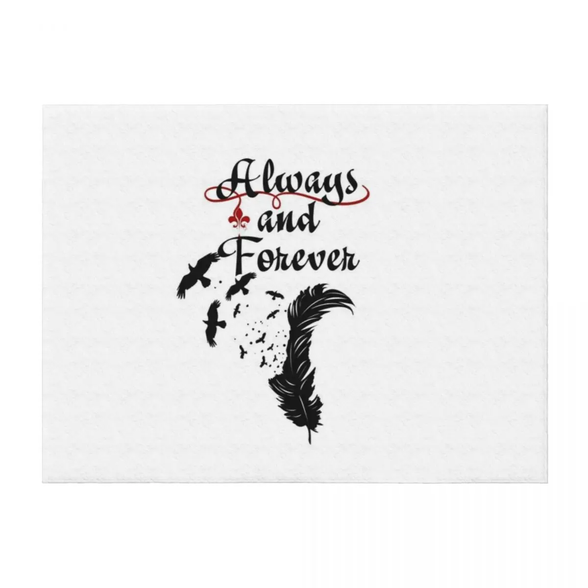 

Klaus. Always and Forever. Throw Blanket Vintage Comforter Kid'S Flannels Blankets