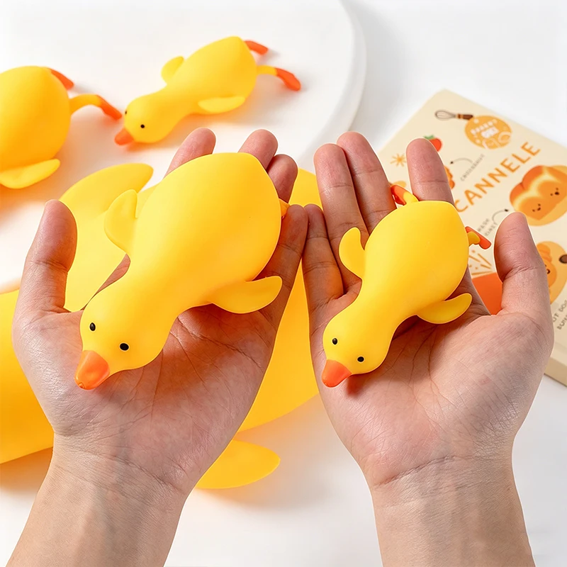 2026 Cute Animal Antistress Duck Squishy Fidget Toy Slow Rebound Squeeze Decompression Stretch Gift for Friends Stress Relief view 3
