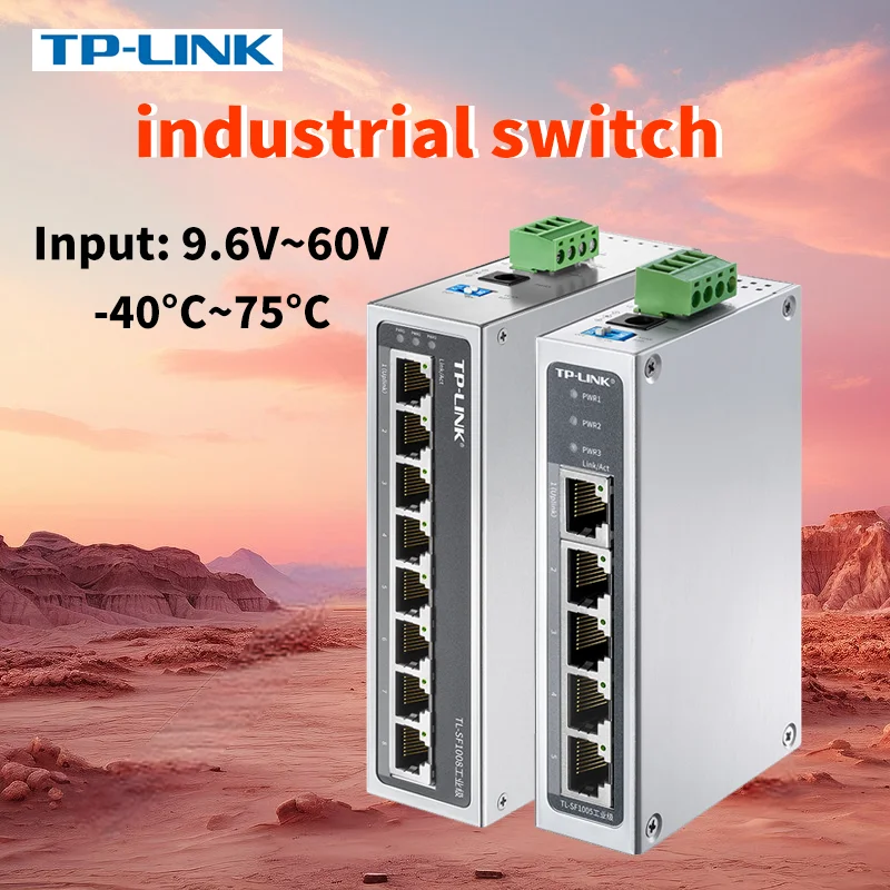 TP-Link 10/100M Ethernet Switch 5 Port Ethernet Switches Networking Splitter Hub TP TL-SF1005 DIN Inteligente Internet Splitter