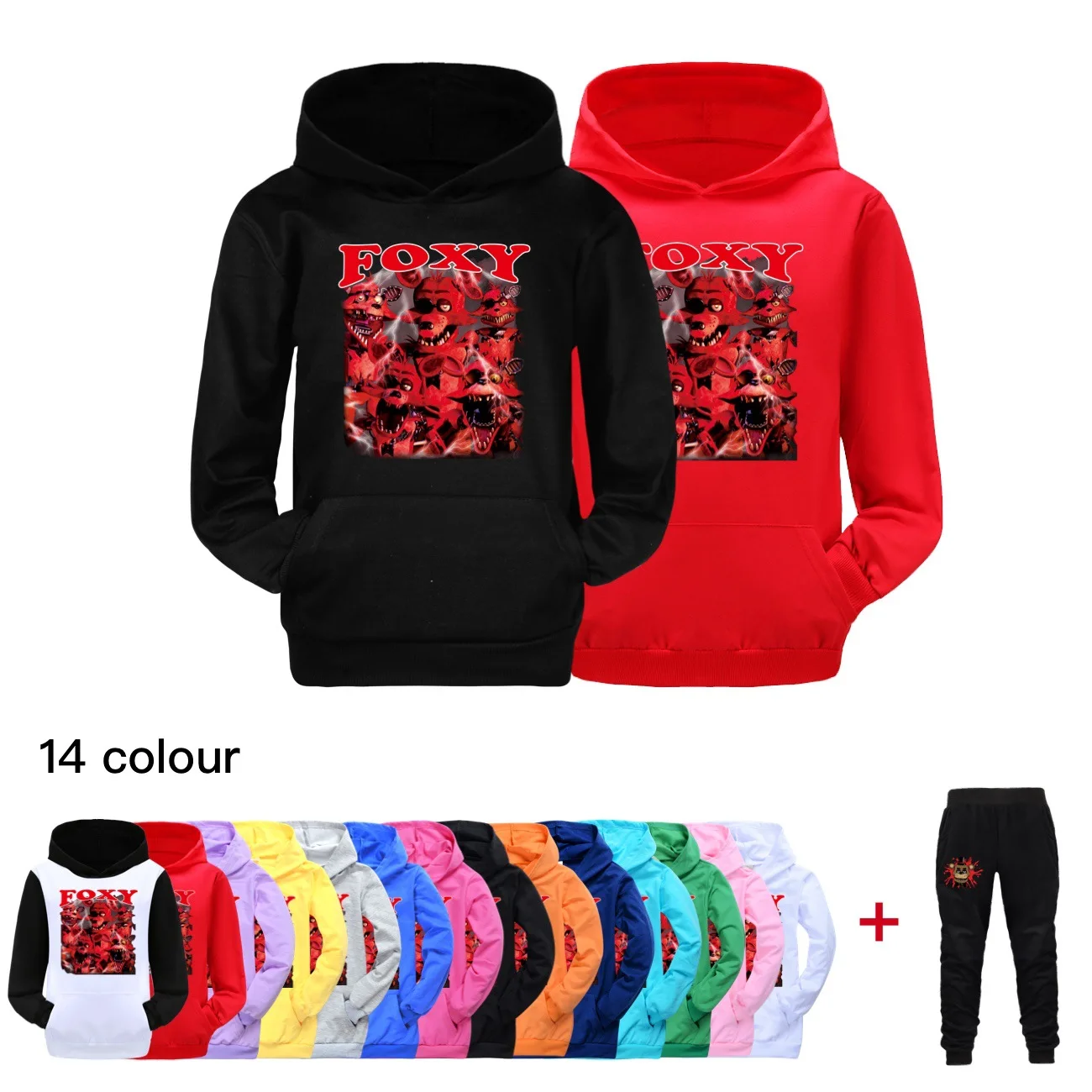 

5 Night At Freddy Kids Hoodies Clothes Children Long Sleeve Coats Kids Hoodies Boys Girls Pullover Hoody Sweatshirt 2803