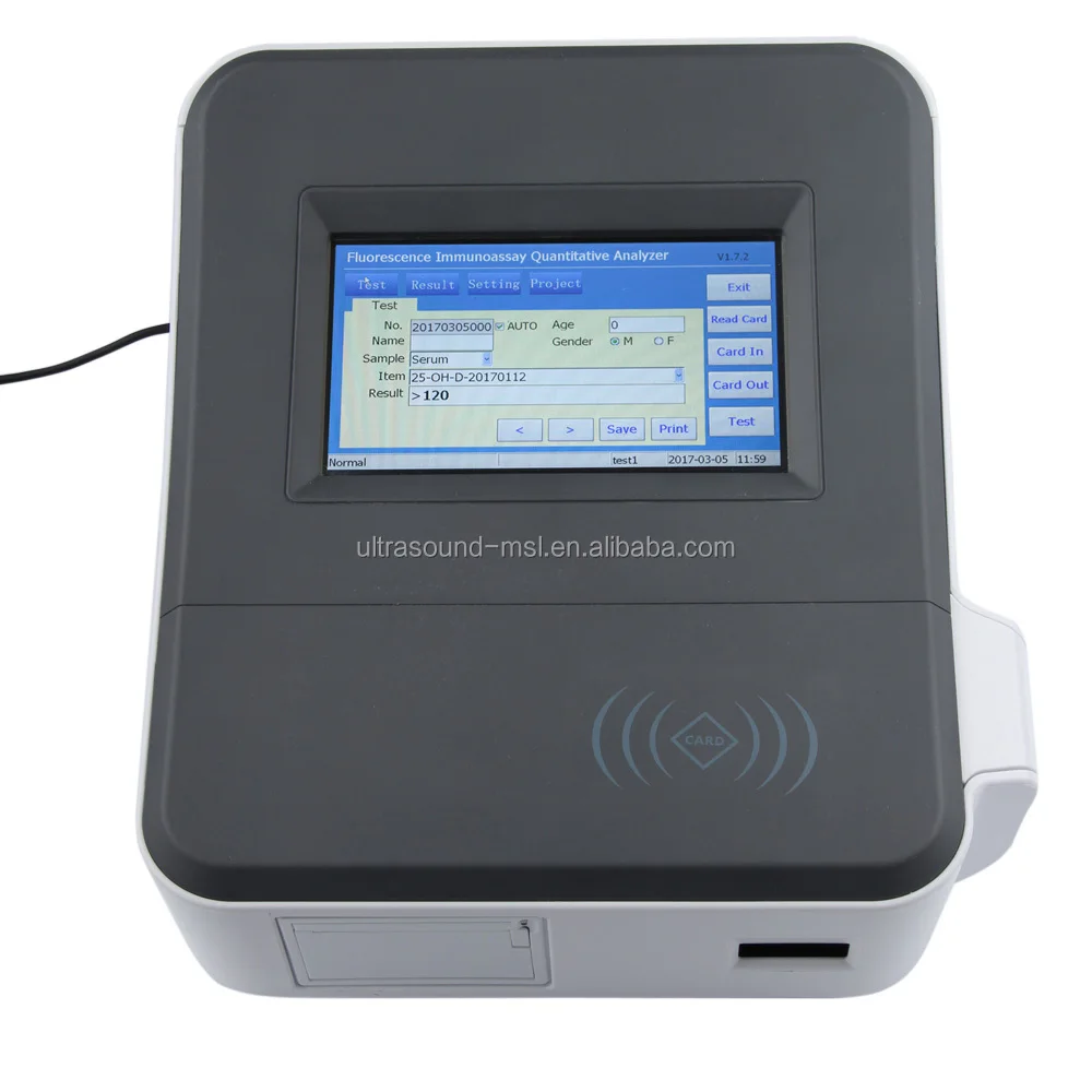 MSLYT22  POCT Fluorescence Immunoassay Quantitive Analyzer Lab Equipment