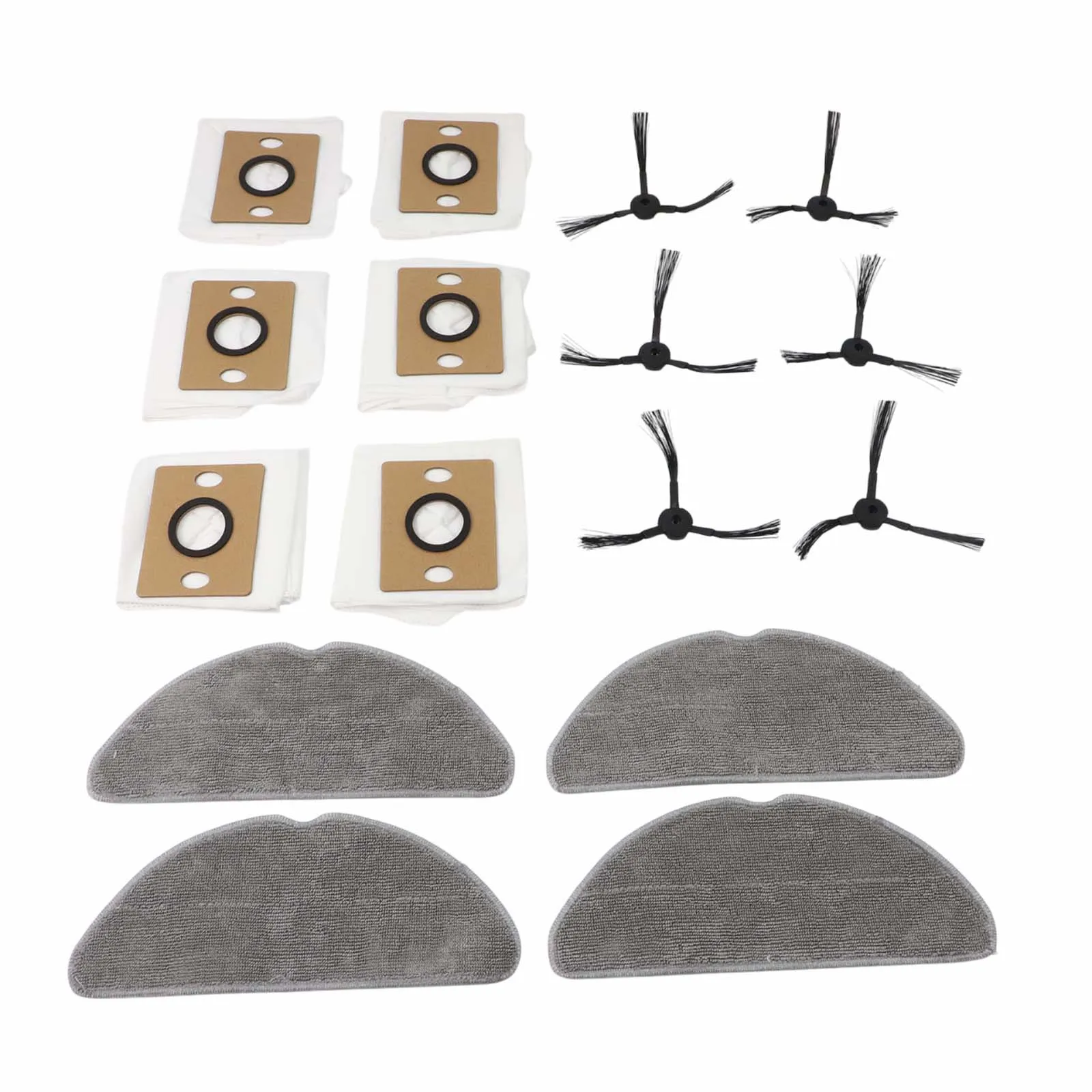 Complete Cleaning Set for ILIFE A30 for Pro Robot Vacuum Mop Cloths Dust Bags and Side Brushes for Thorough Maintenance