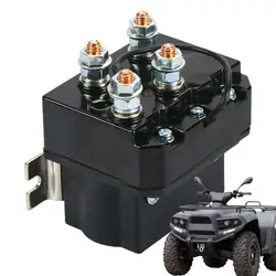 Kontroler wciągarki kabestan elektryczny stycznik 12V 250A stycznik przekaźnik silnika skrzynka sterownicza LR4250 zamiennik dla ATVs UTVs SUVs