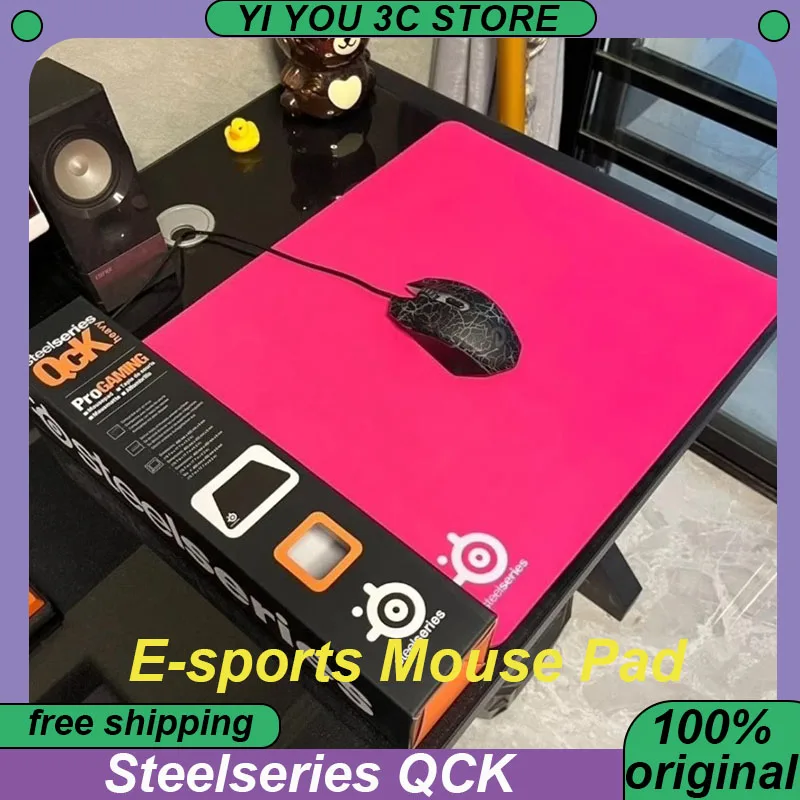 Ультратолстый коврик для мыши Steelseries QCK, игровой Настольный коврик для мыши с гладкой поверхностью, с киберспортом, CF, для игрового ноутбука, клавиатуры, FPS, ПК в подарок