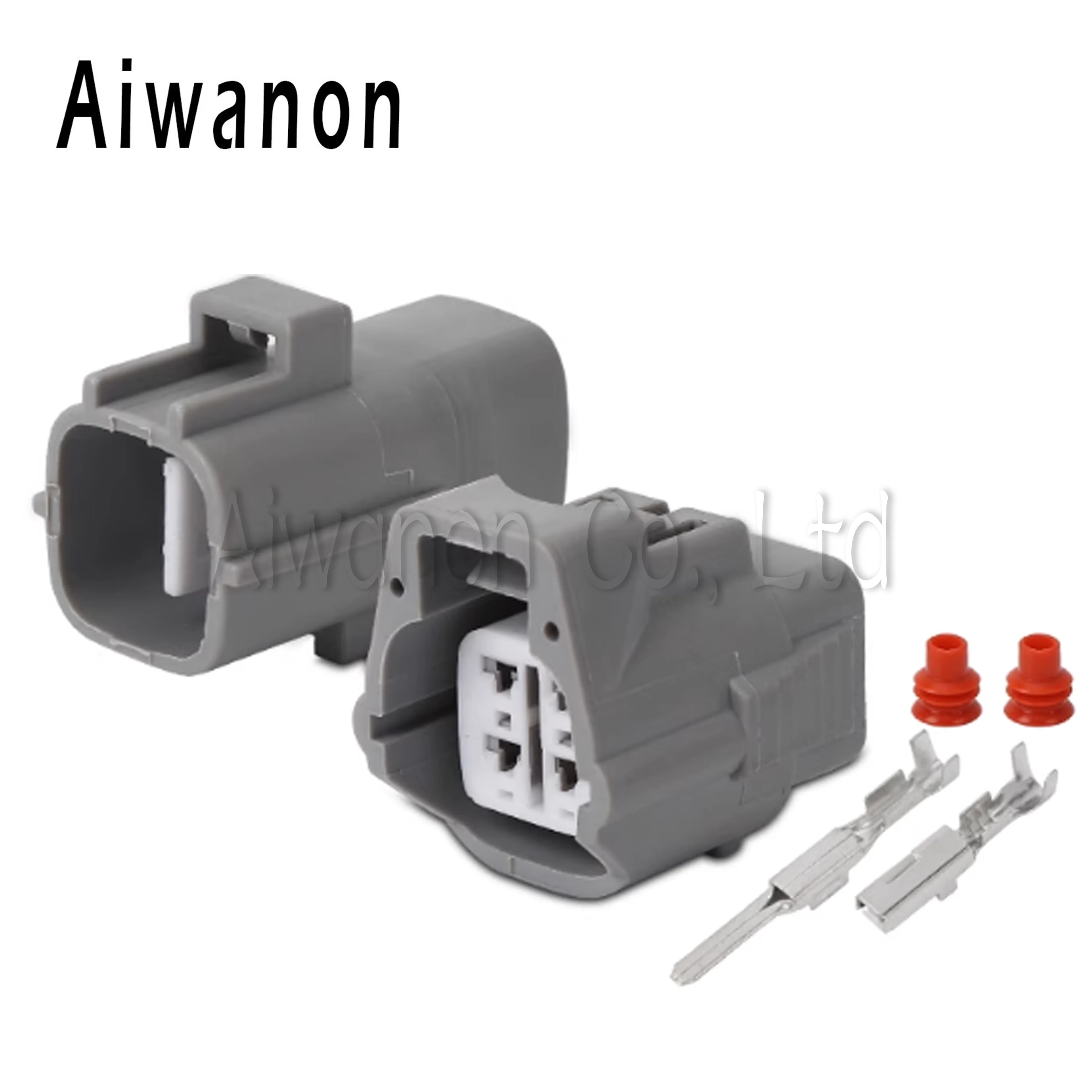 

1 Set 4 Pin Car Oxygen Headlight Sensor Electrical Connectors Waterproof Female Male Harness Plug 6188-0066 6189-0126