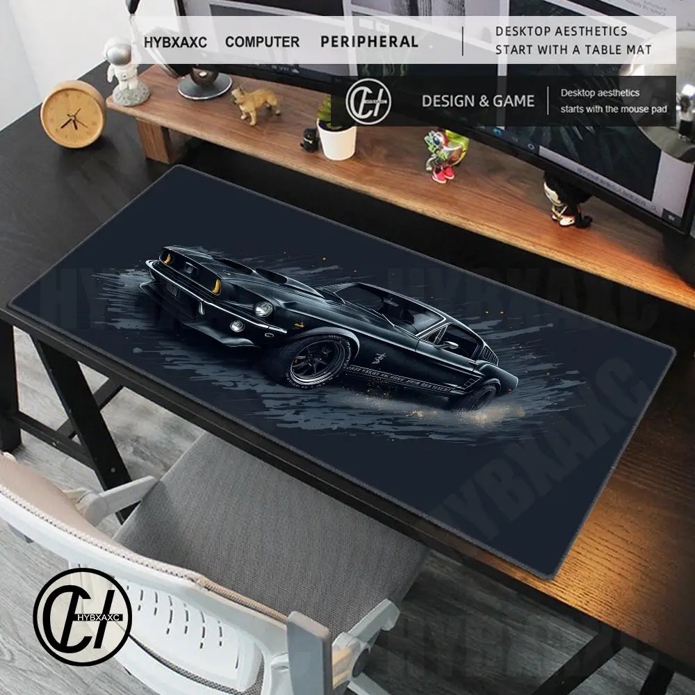 Luxury Sports Car Theme Mouse Pad Extra Large Computer Office Gaming Desk Mat XXL Rubber Anti-Slip Gaming Keyboard & Mouse Pad