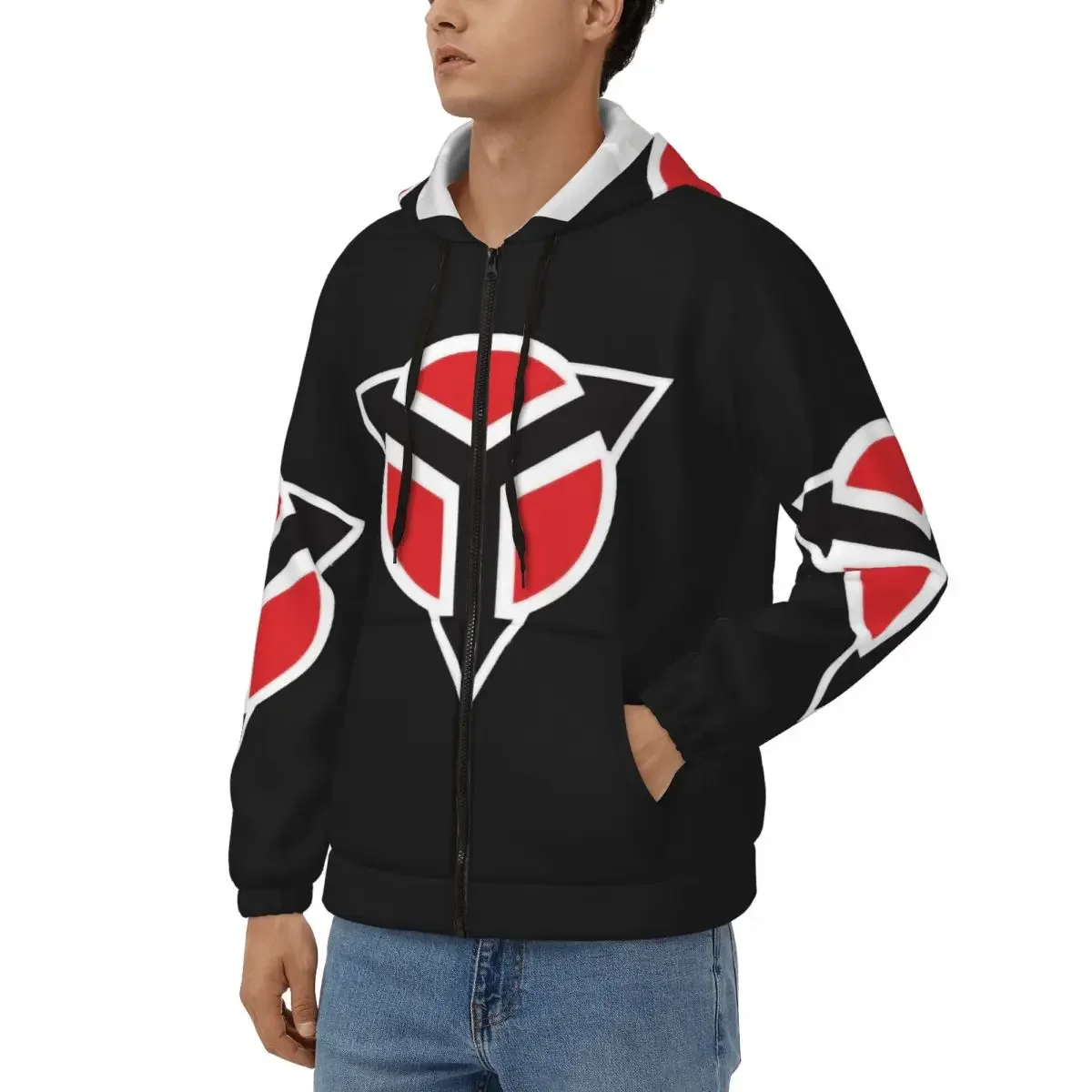 Killzone Helghast Insignia Felpa con cappuccio con cerniera Pullover Hip Hop Autunno Inverno Uomo Donna Felpa Top a maniche lunghe