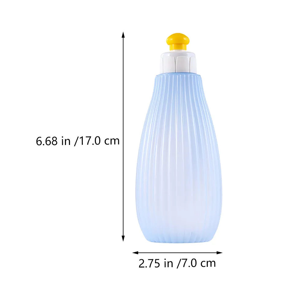 2Pcs Portable Bidet Sprayers Sky Blue Personal Hygiene Cleaning Bottle Dustproof Lid Handheld Travel Bidet Female Private Area