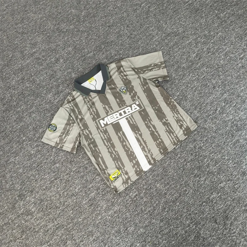 

Mertra Number 22 Football Jersey Shirts Men Women Oversized Stripe T-Shirts