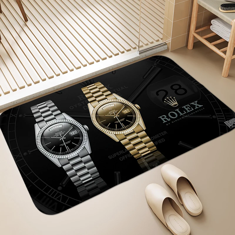 Washable Non-slip Mats Z-Rolexs Foot Mat Outdoor Entrance Doormat Rug for Bed Room Floor Carpets for Bedroom Rugs Baths Bathmat