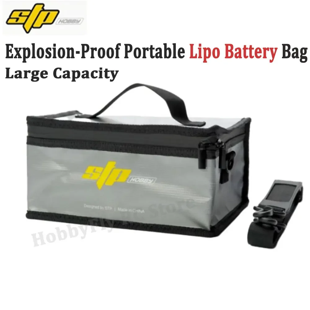 STP Fireproof Waterproof Explosion-Proof LiPo Battery Safety Bag for FPV Racing Drone RC Tools Charging Storage