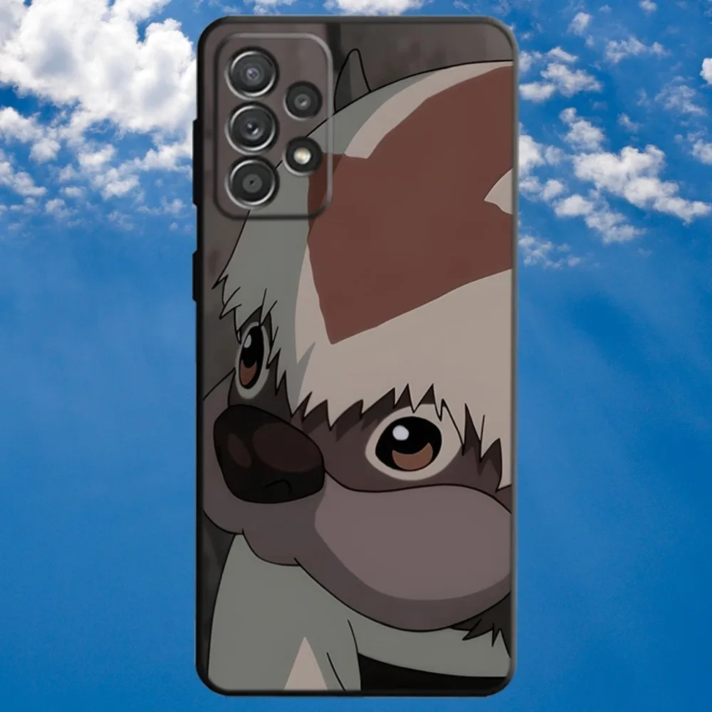 A-Avatar The Last Airbender Appa Yip Phone Case For Samsung S21,S22 Ultra,S20,S30 plus,S22 plus,S23,S30 ultra 5G Black Cover