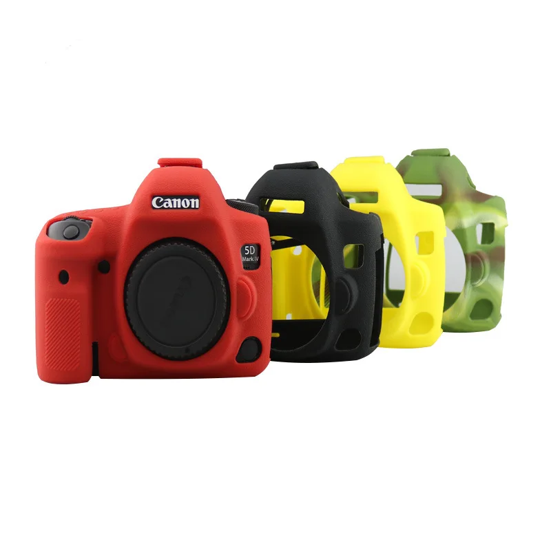 Soft Silicon Sleeve Armor Skin Case Body Cover Protector for Canon EOS 5D Mark IV 5D4 DSLR Camera Shell Protective Video Bag