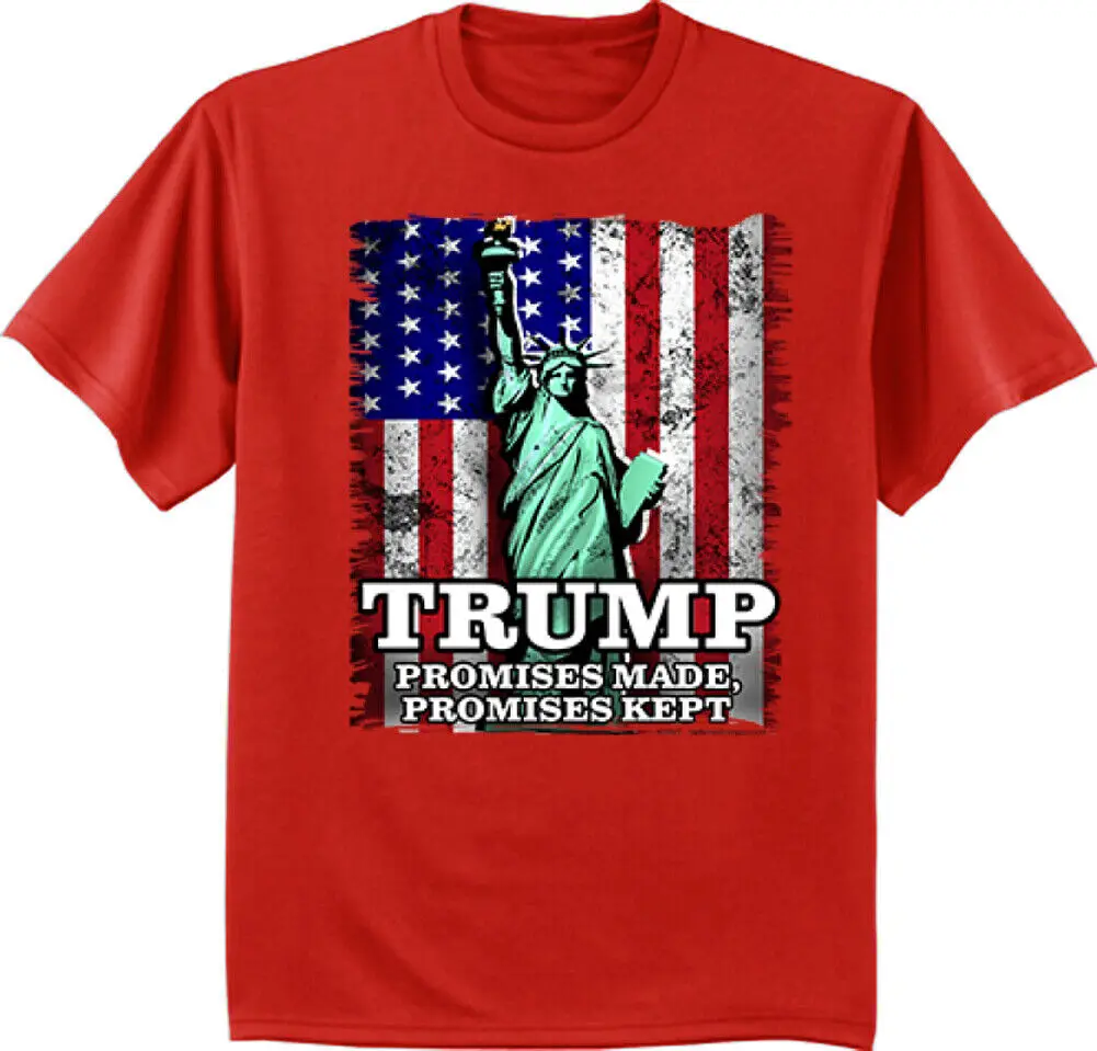 

Trump Shirts MAGA Promises Made Promises Kept 2020 Mens Graphic Tees