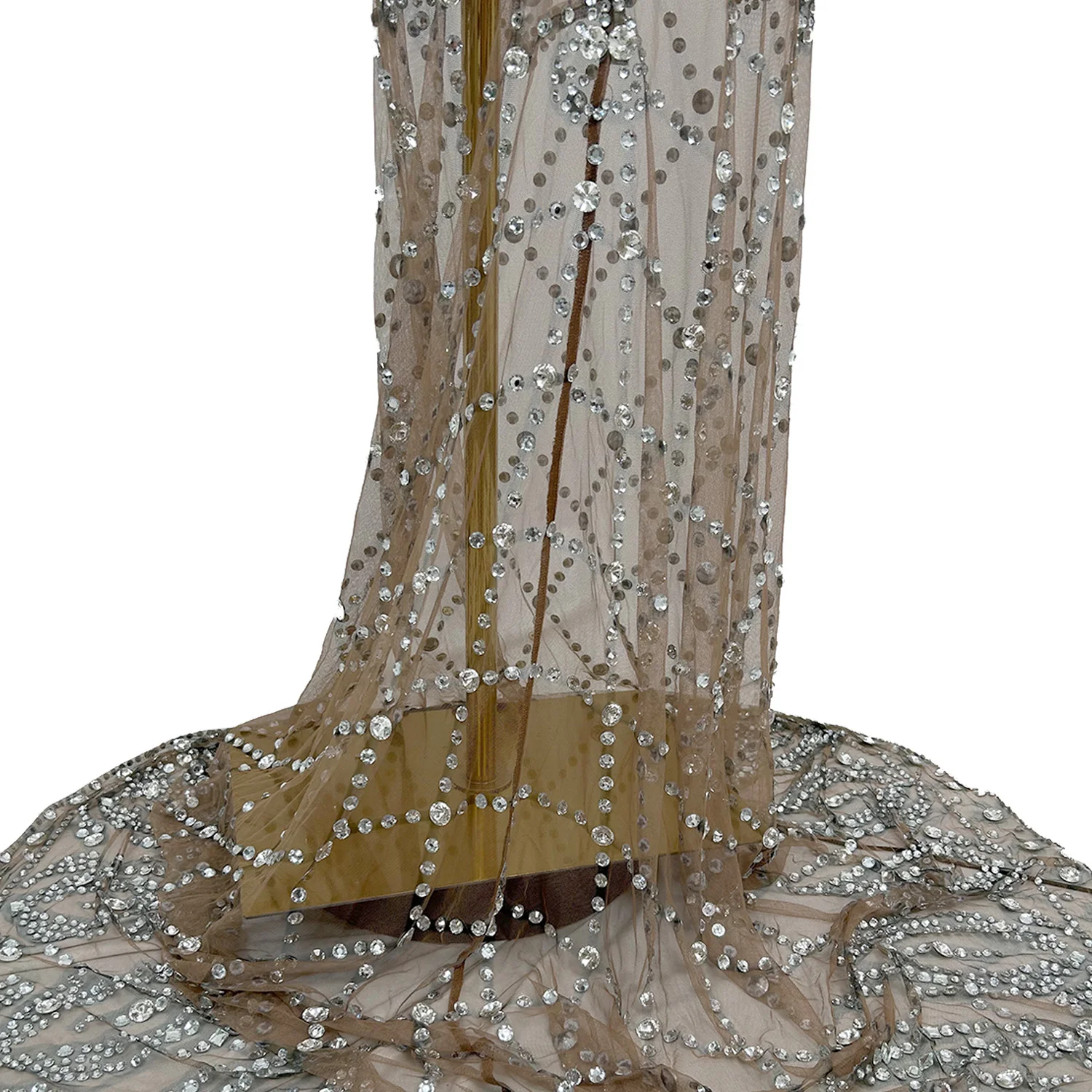 Suofeiya Elegant Women Evening Dress Sexy Perspective Hollow Out Long Dress Wedding Banquet Birthday Dance Party Cocktail Dress