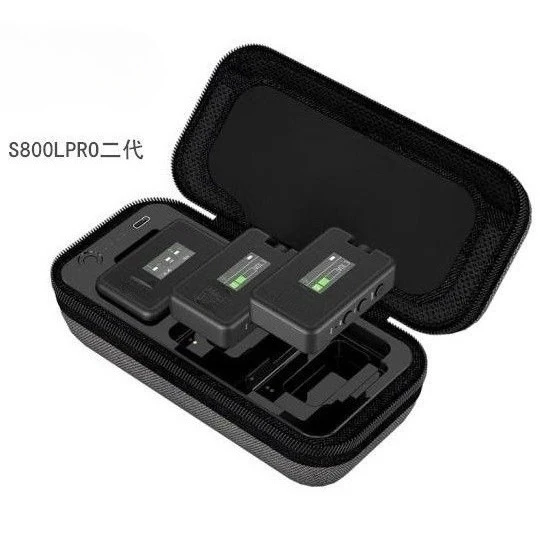 S800L II Clip‑on Wireless Lavalier Mic, Lapel Microphone for Mobile Phone Camera Live Broadcast Recording