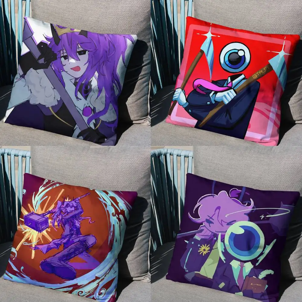 

game Wemmbu Tax Duo Eggchan Pillow Case Sofa Living Room Bedroom Headboard Backrest Cushion Square Cushion Nap Time