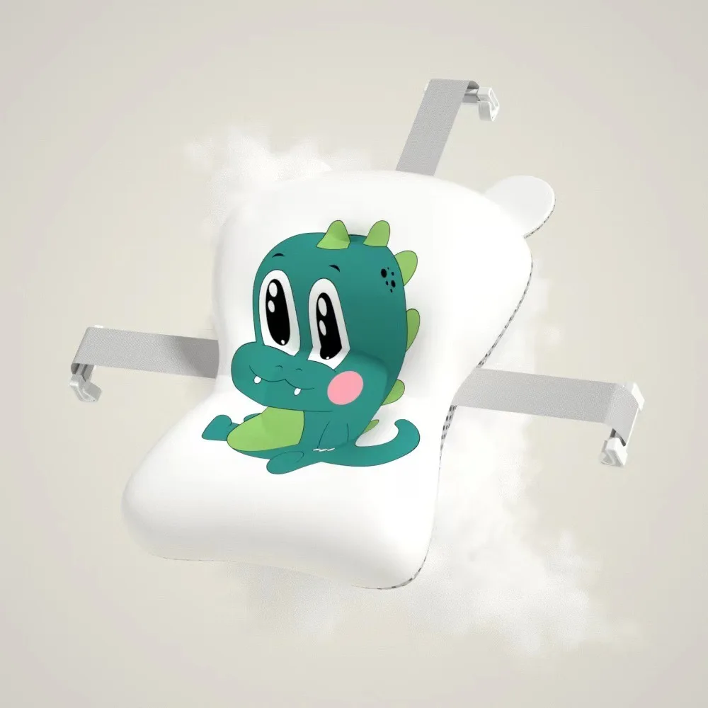Zitkussen voor babybadjes, opvouwbare babybadkussens, zwevend veiligheidswaterkussen, verstelbaar badkuipkussen