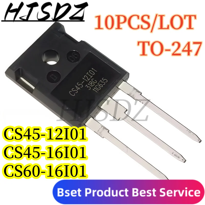 【10PCS/LOT】Nuevo tiristor de control monofásico CS60-16I01 CS45-16I01 CS45-12I01 CS60-16101 CS45-16101 CS45-12101 TO-247