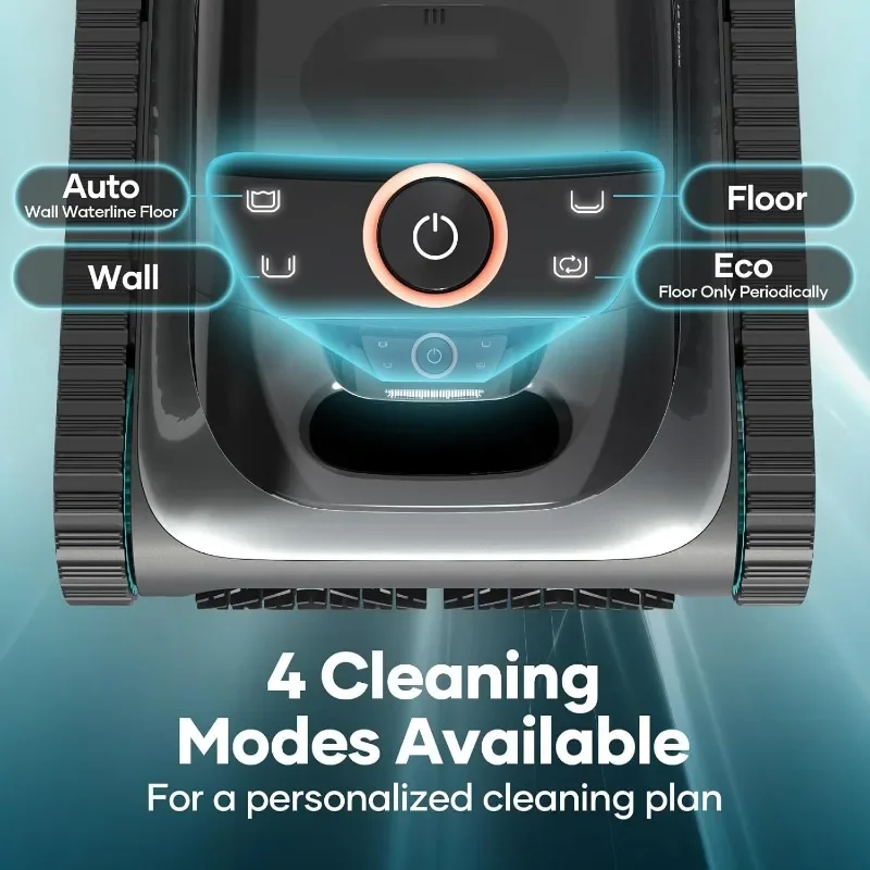 AIPER-Robot nettoyeur de piscine sans fil Scuba l's, aspirateur de piscine pour piscines enterrées, livres muraux et Waterline, navigation intelligente