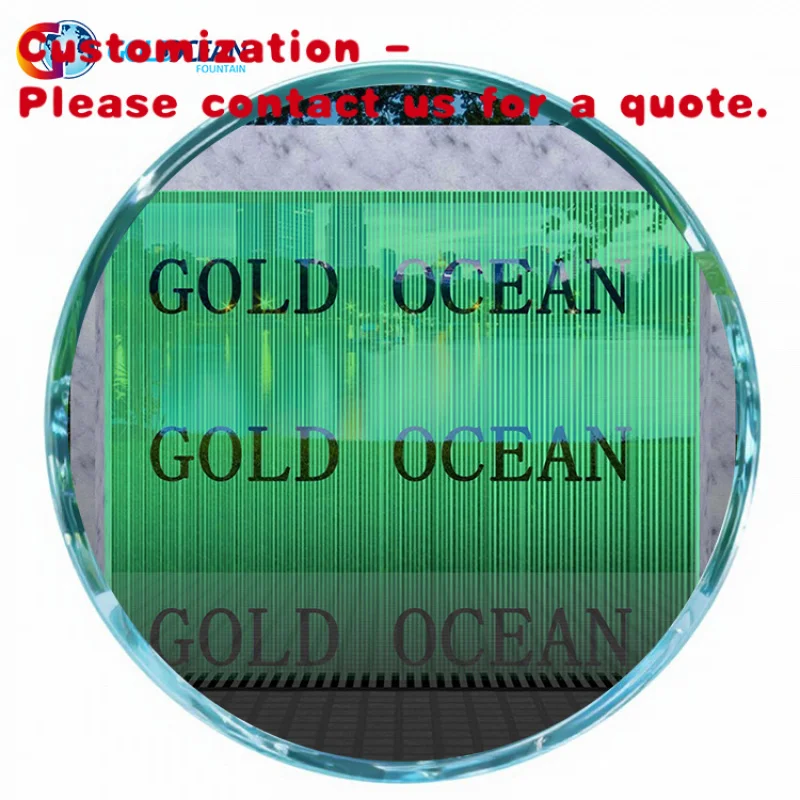 custom.Hot Sale New Design Digital Curtain Fountain with Led Lights