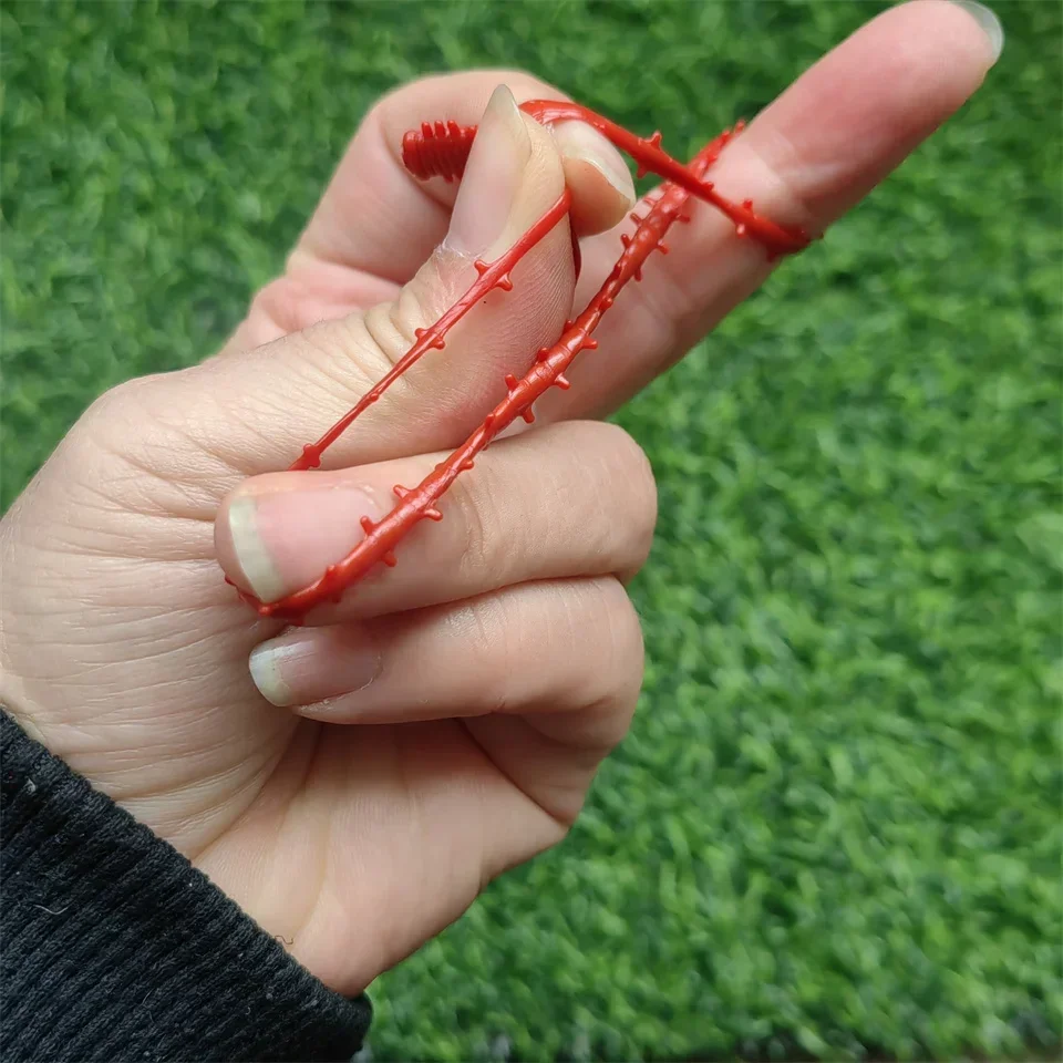Swolfy Gusano de vinilo 80mm – Señuelo blando artificial para pesca - imagen 5