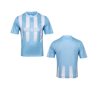2024 Copa Americana %100 Polyester jarse bluz Kaliteli Futbol Kolombiya, Şili, Ekvador, Uruguay Gömlek, futbol kıyafeti, Futbol Gömleğin ilk 10 satışı, uruguay, 1 numara