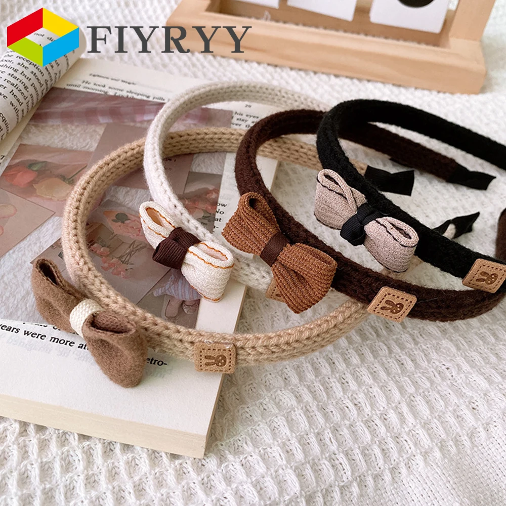 Fashion Women Girls Knitted HairBand Headdress Headband for Girl Simple Hair Bands Thin Hair Hoop Hair Accessories New Headwear