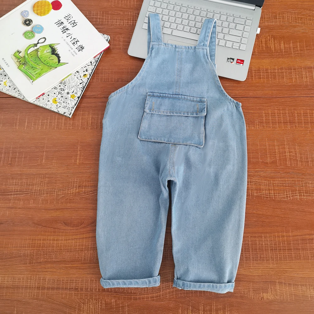 IENENS Kids Baby Clothing Boys Girls Jumper Dungarees Infant Playsuit Pants Denim Jeans Overalls Toddler Jumpsuits