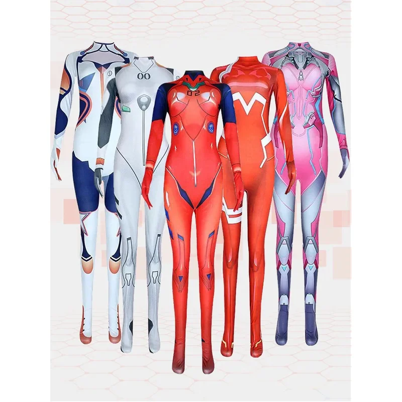 

Tight fitting jumpsuit DVA Daji Zero two02 Watch Kiana Ayanami Cos Clothing Gospel Warrior