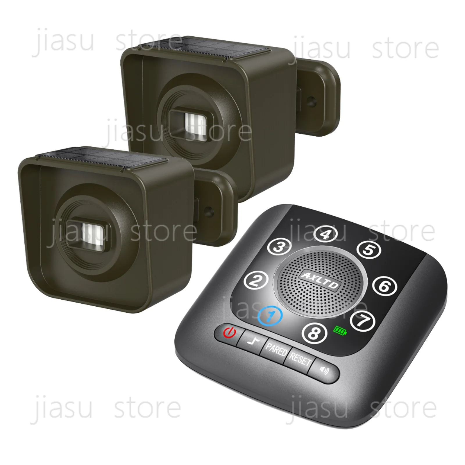IC FCC Certified Wireless Alarm 433MHz 800m RF PIR Sensor Waterproof ABS Long Battery Life 12 Ringtones