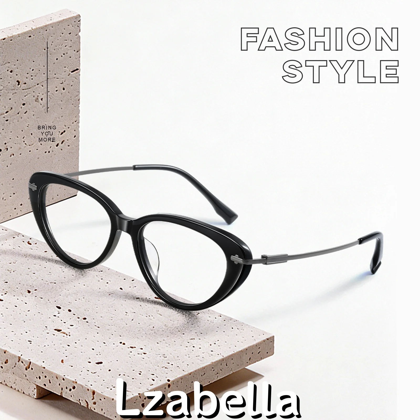 lzabella-acetate-titanium-big-size-women's-cat-frame-fashion-retro-trend-exquisite-elegant-high‑quality-daily-casual-glasses