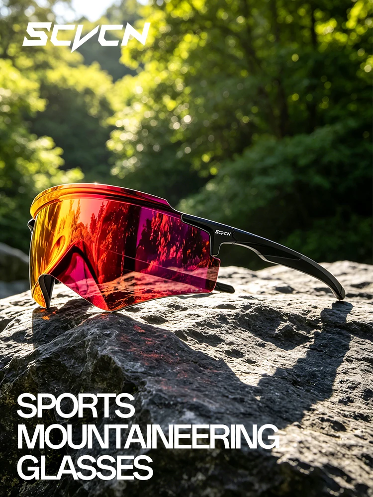 AliExpress SCVCN Men Women Fashion Windproof Oil-repellent Sunglasses Lenses Climbing Cycling Road Marathon Bicycle Hiking Outdoor Eyewear