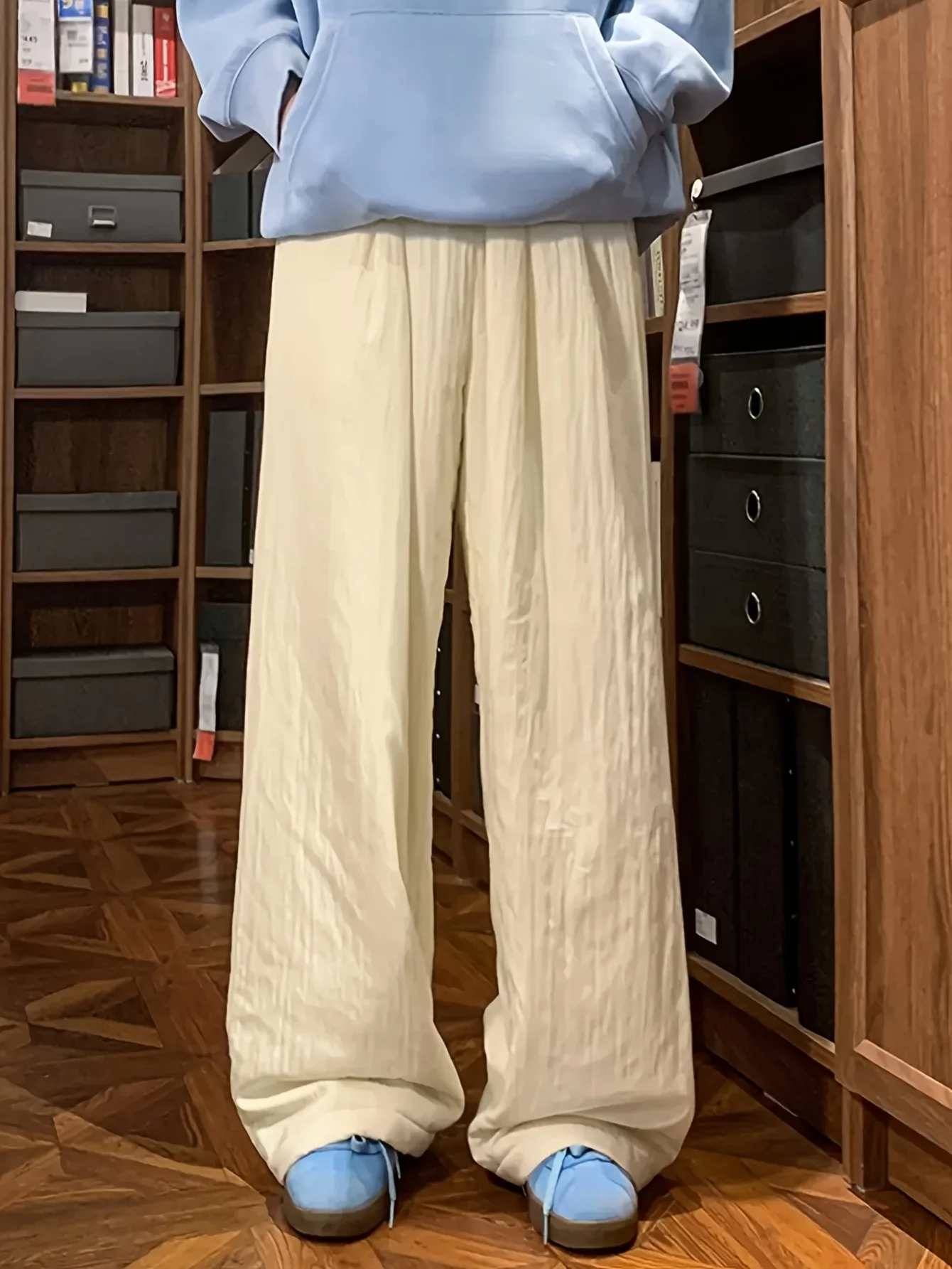 بنطال رياضي نسائي شتوي مبطن بالصوف سميك مستقيم الساق للرياضات الكاجوال، مقاوم للرياح والبرودة