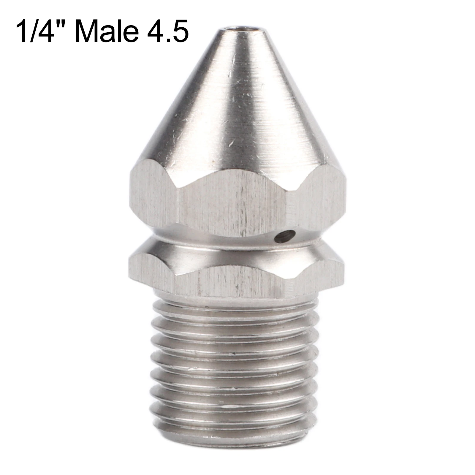 Silver Nozzle Pressure Washer 1/4'' Pressure Washer Sewer Cleaning Pipe Spray 4 Jet Jetter high quality hot sale stylish