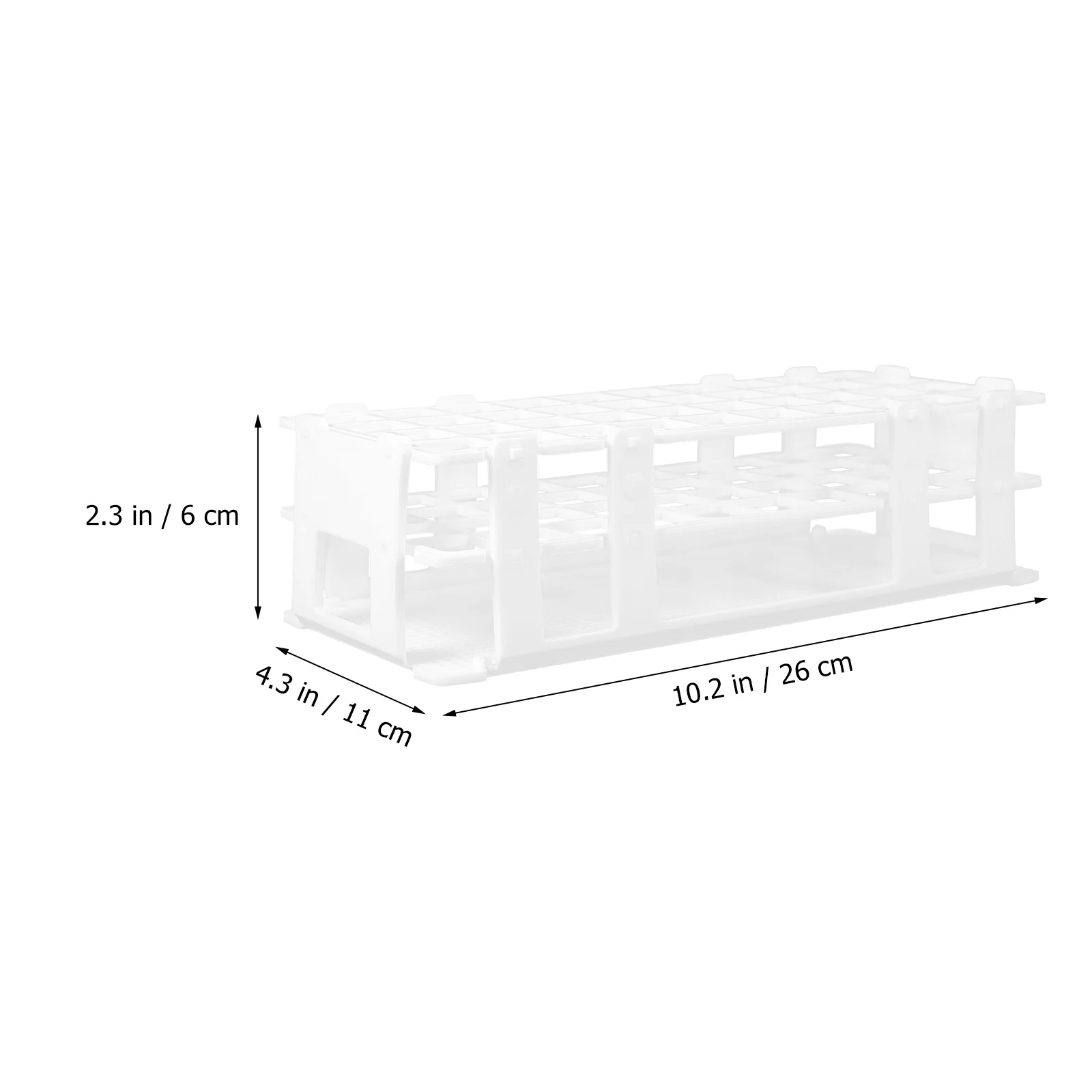 

Test Tube Rack For Laboratory 20Mm Tube Holder Plastic Detachable Organizer Drying Storage Stand Lab Equipment
