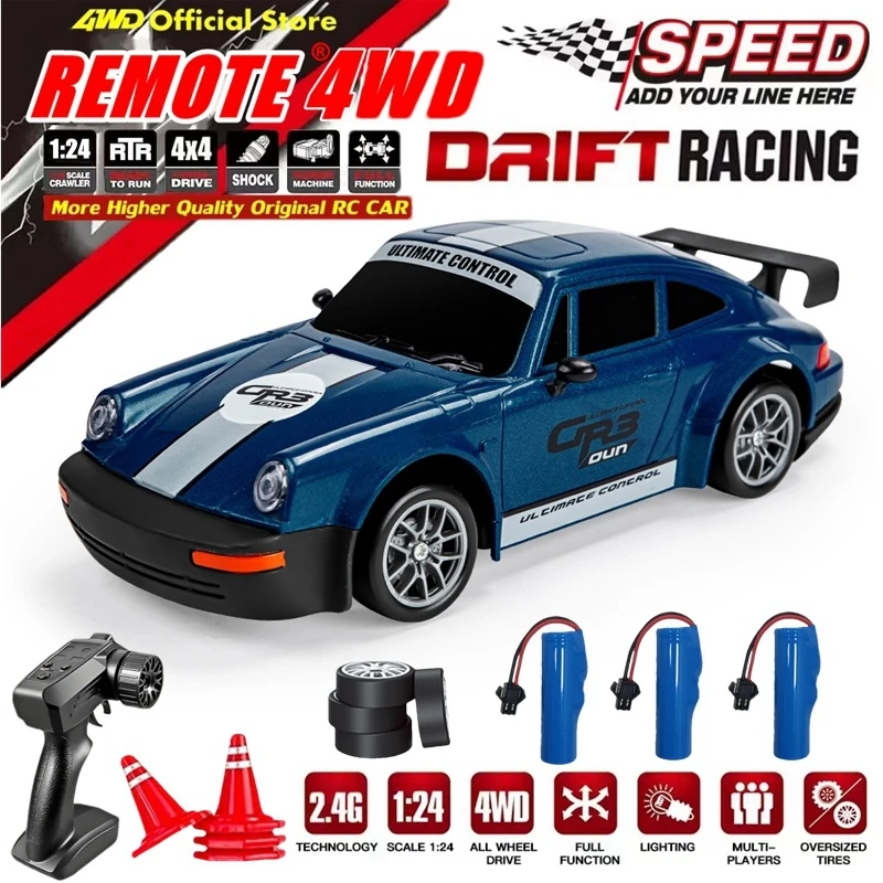 

4WD RC Автомобиль с дистанционным управлением 2,4G Радио Высокоскоростной Drift Racing Monster 4x4 Грузовик RTR Автомобиль Игрушка в подарок для детей