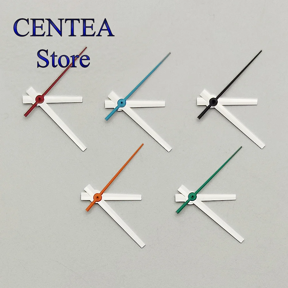 Reloj de pistola de plata RICHUS, accesorio de varios estilos y colores, se adapta a las manos NH35 NH36 ETA 2836 2824 DG 2813 3804 Miyota 8215 8205 821A, movimiento