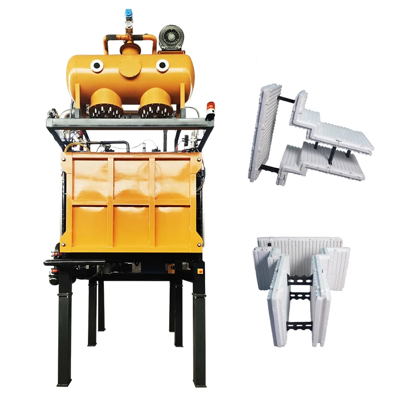 Seismic Defenses Home Lightweight Composite EPS ICF Blocks Raw Material Construction Building Decking Bracing Moulding Machine