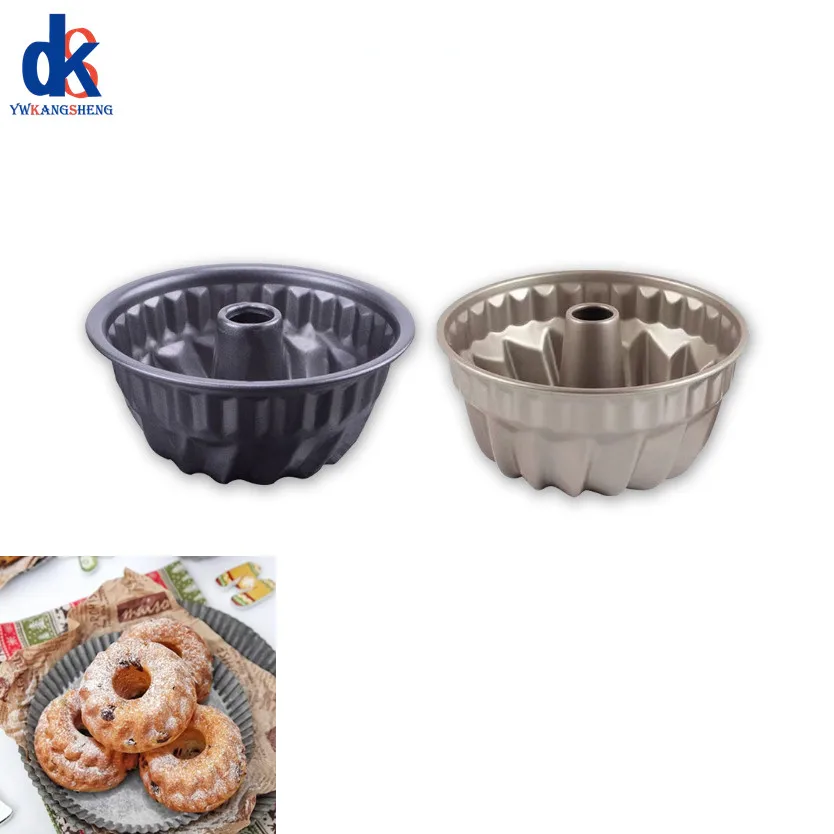 4inch 7inch Cake Pan Non-Stick Carbon Steel Bakeware Fluted Round Baking Mold for Oven Home Kitchen Reusable Easy Release