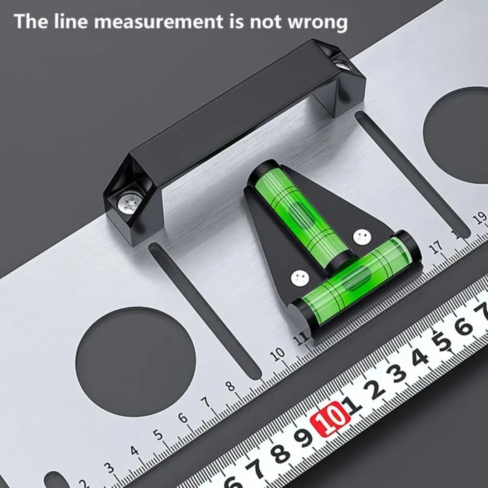 Positioning Slot Socket Drawing Locator Paint Line Clear Scale Ruler Bottom Box Installation Locator Marking Accurate