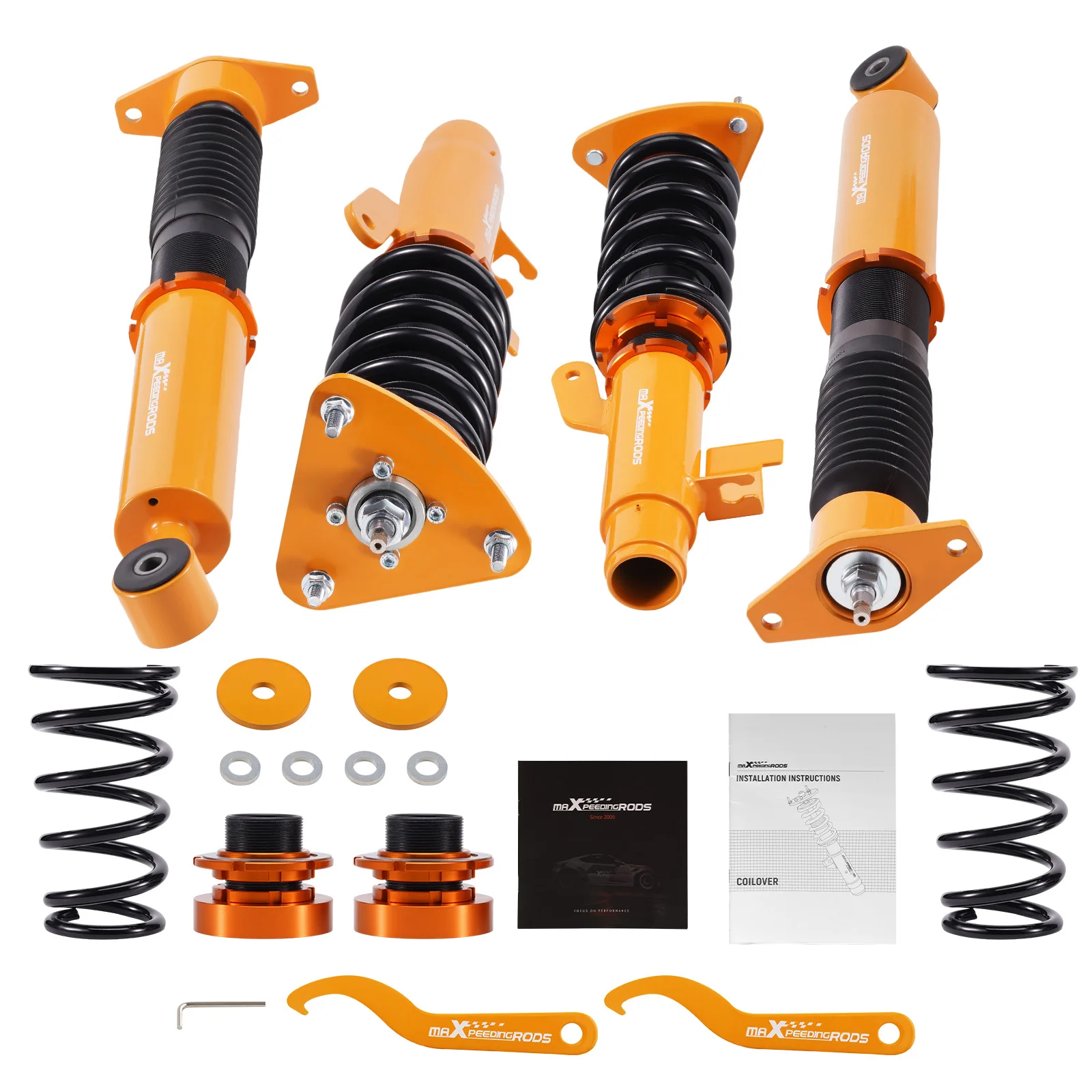 24 Click Damper Adjustable Coilovers Shocks Struts Kit For Mazda 5 2006-2010