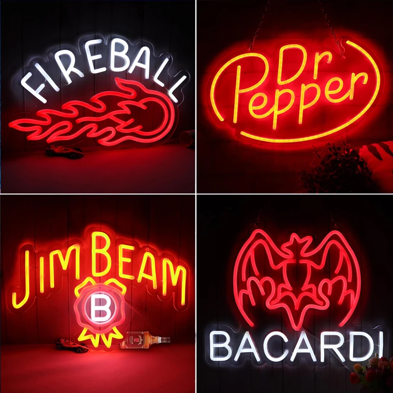 Neon Sign ED Neon Sign USB Powered Adjustable Brightness Be used for Home Bedroom Bar Shop Party Decor