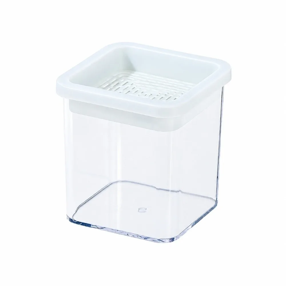 Detachable Soilless Cultivation Cup Transparent Reusable Cat Grass Box Planter with Drain Holes Layered Microgreens Growing Box