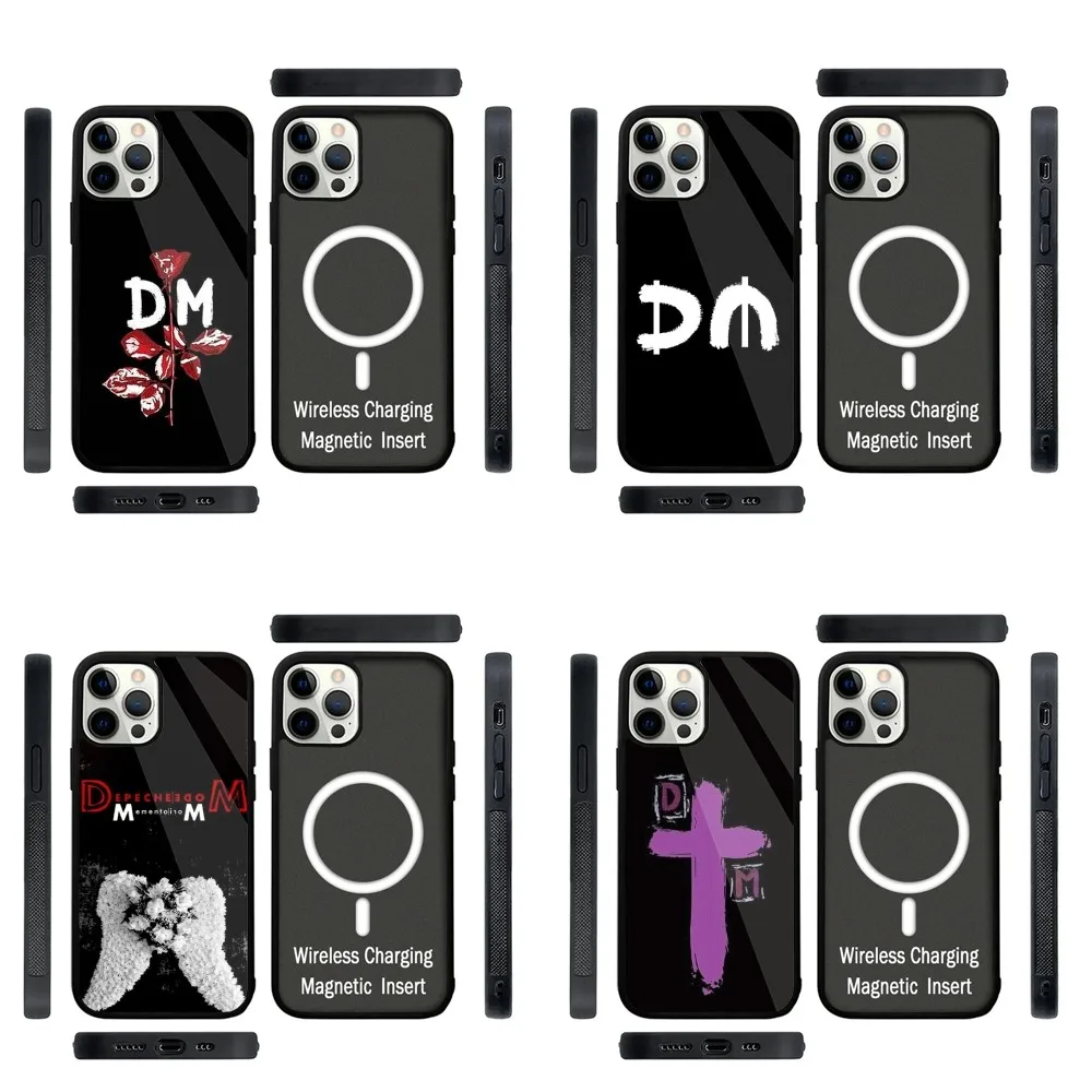 D-Depeche Mode Rock-ES Band  Phone Case Strong Magnetic For IPhone 15,14,13,Pro,Max,Plus,11,For Magsafe Wireless Charging