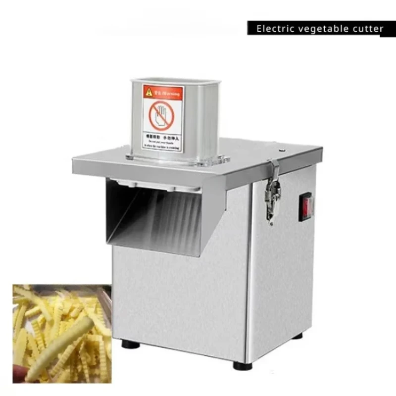 220V Small commercial Electric vegetable cutter,Cut potatoes into wavy strips,Wavy Slicer